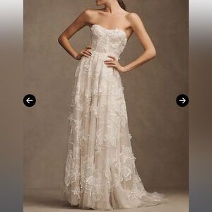 Watters Arien Strapless Wedding Dress